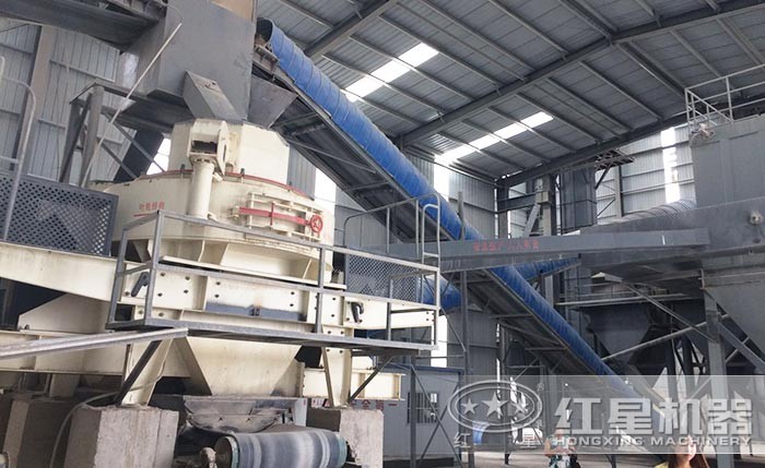 PG电子娱乐官网 VSIA7冲击式制砂整形机施工现场图