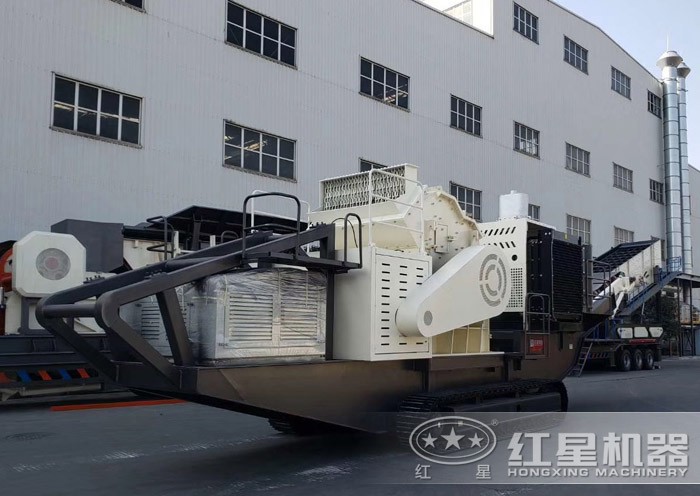PG电子官网履带式流动石子破碎车