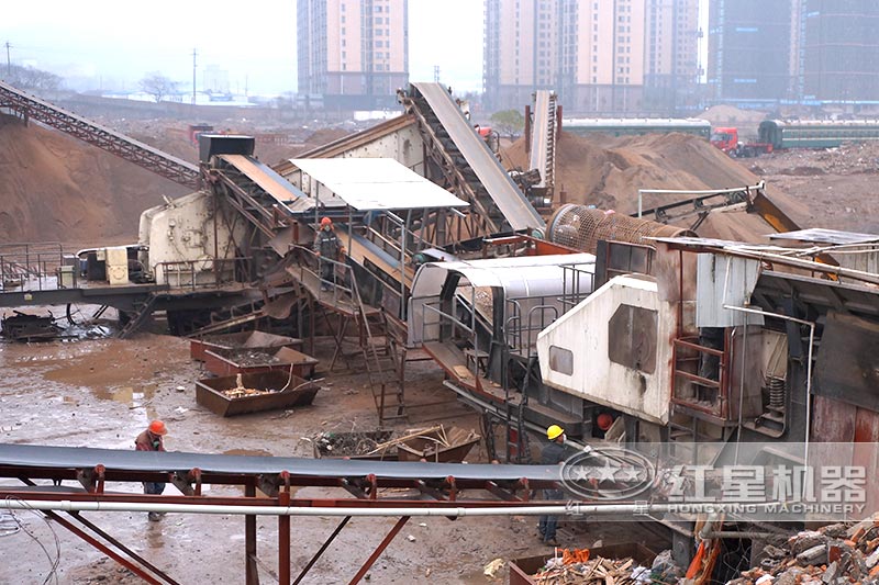 PG电子官网建筑垃圾处理现场