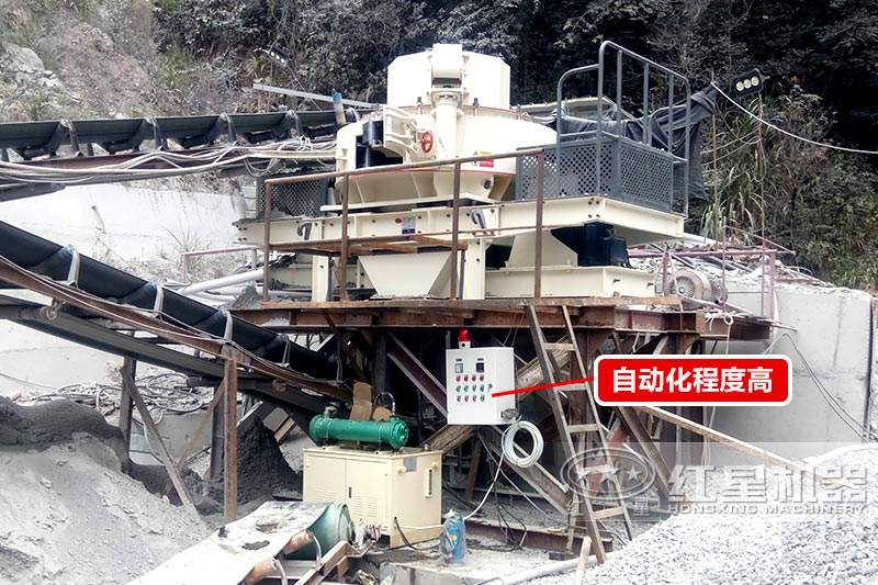 pg电子平台登录入口 湖北襄樊风化砂制砂生产线现场